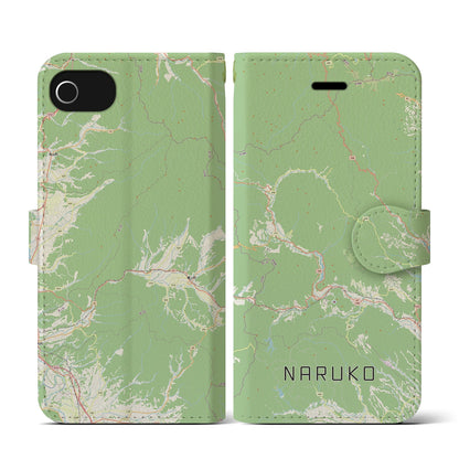 【鳴子（宮城県）】地図柄iPhoneケース（手帳タイプ）