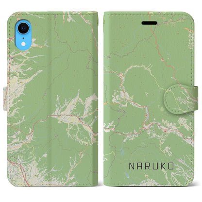 【鳴子（宮城県）】地図柄iPhoneケース（手帳タイプ）