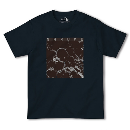 【鳴子（宮城県）】地図柄ヘビーウェイトTシャツ