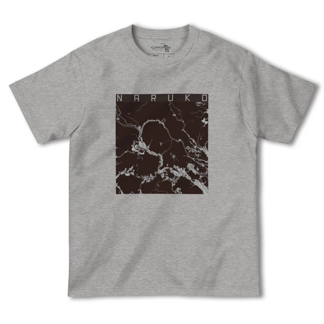 【鳴子（宮城県）】地図柄ヘビーウェイトTシャツ