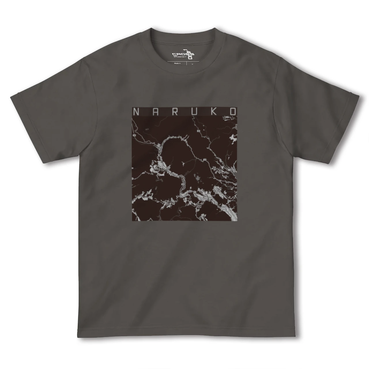 【鳴子（宮城県）】地図柄ヘビーウェイトTシャツ