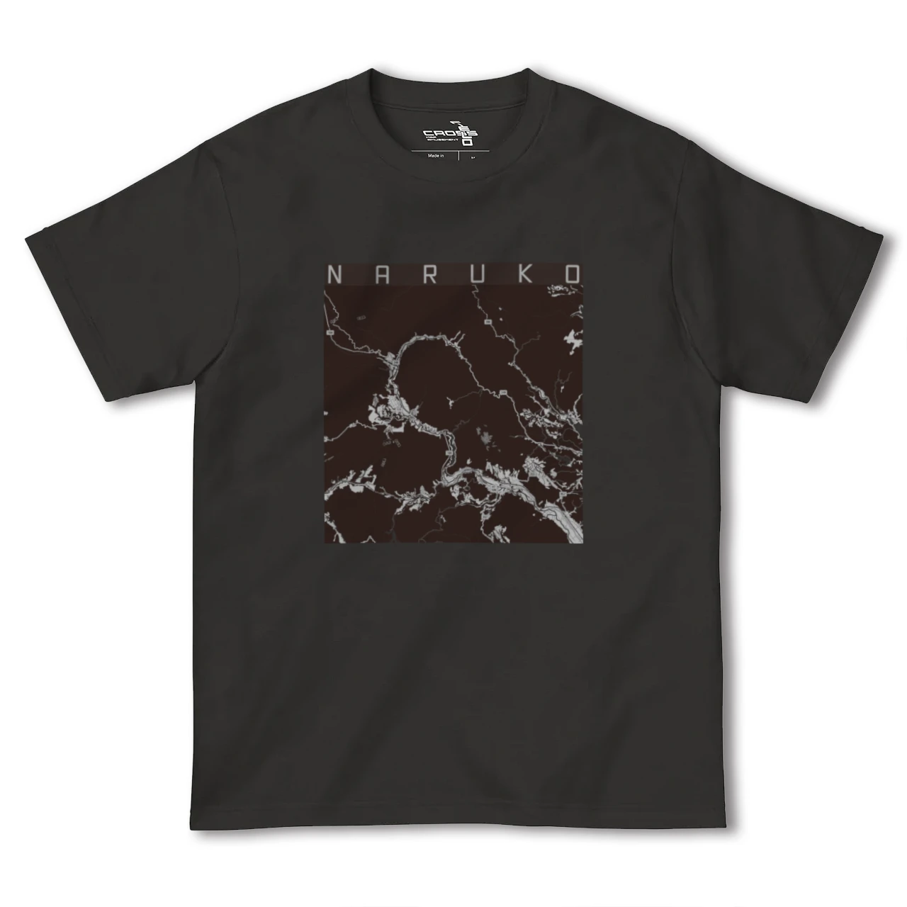 【鳴子（宮城県）】地図柄ヘビーウェイトTシャツ
