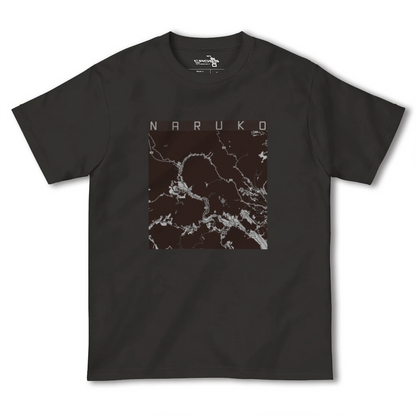 【鳴子（宮城県）】地図柄ヘビーウェイトTシャツ