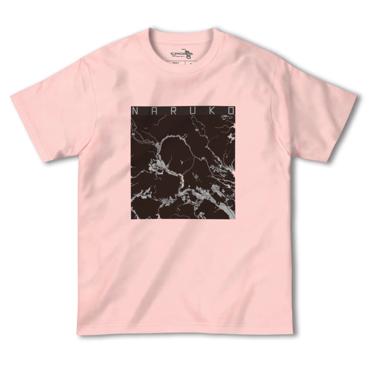 【鳴子（宮城県）】地図柄ヘビーウェイトTシャツ