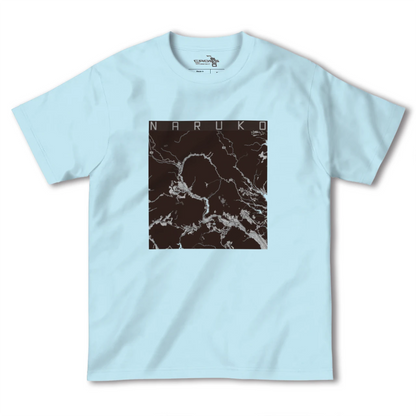 【鳴子（宮城県）】地図柄ヘビーウェイトTシャツ