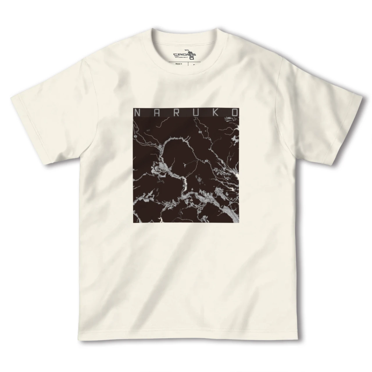 【鳴子（宮城県）】地図柄ヘビーウェイトTシャツ