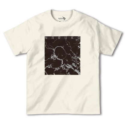 【鳴子（宮城県）】地図柄ヘビーウェイトTシャツ