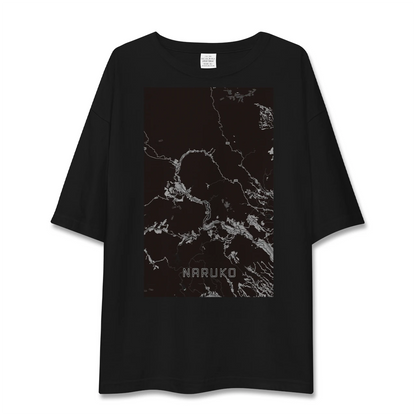 【鳴子（宮城県）】地図柄ビッグシルエットTシャツ