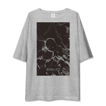 【鳴子（宮城県）】地図柄ビッグシルエットTシャツ