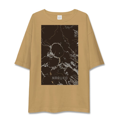 【鳴子（宮城県）】地図柄ビッグシルエットTシャツ