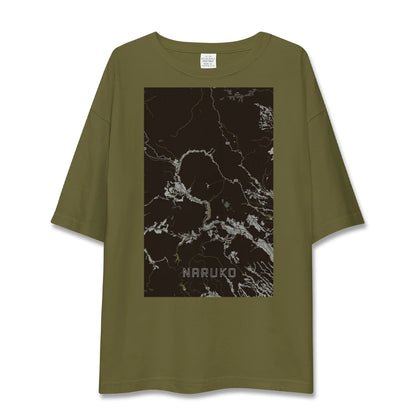 【鳴子（宮城県）】地図柄ビッグシルエットTシャツ