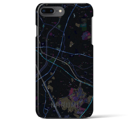 【鳴海（愛知県）】地図柄iPhoneケース（バックカバータイプ）