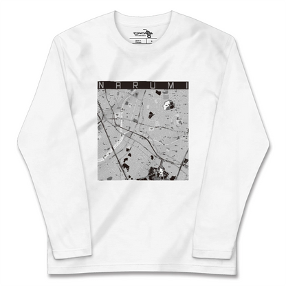 【鳴海（愛知県）】地図柄ロングスリーブTシャツ