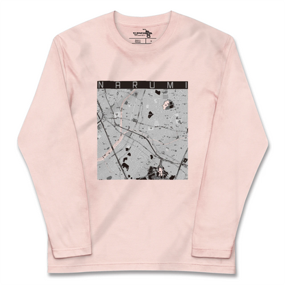 【鳴海（愛知県）】地図柄ロングスリーブTシャツ