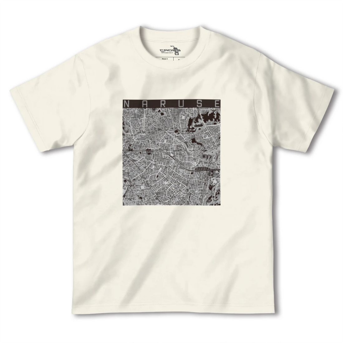 【成瀬（東京都）】地図柄ヘビーウェイトTシャツ