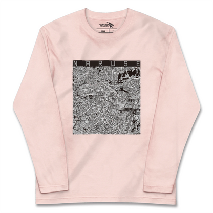 【成瀬（東京都）】地図柄ロングスリーブTシャツ
