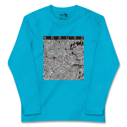 【成瀬（東京都）】地図柄ロングスリーブTシャツ