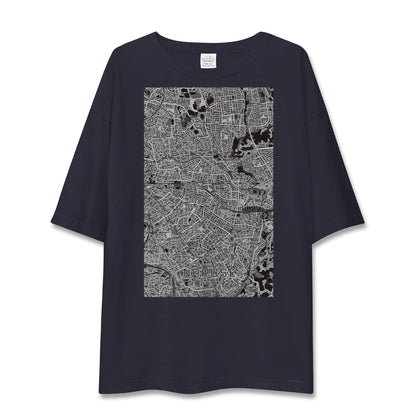 【成瀬（東京都）】地図柄ビッグシルエットTシャツ