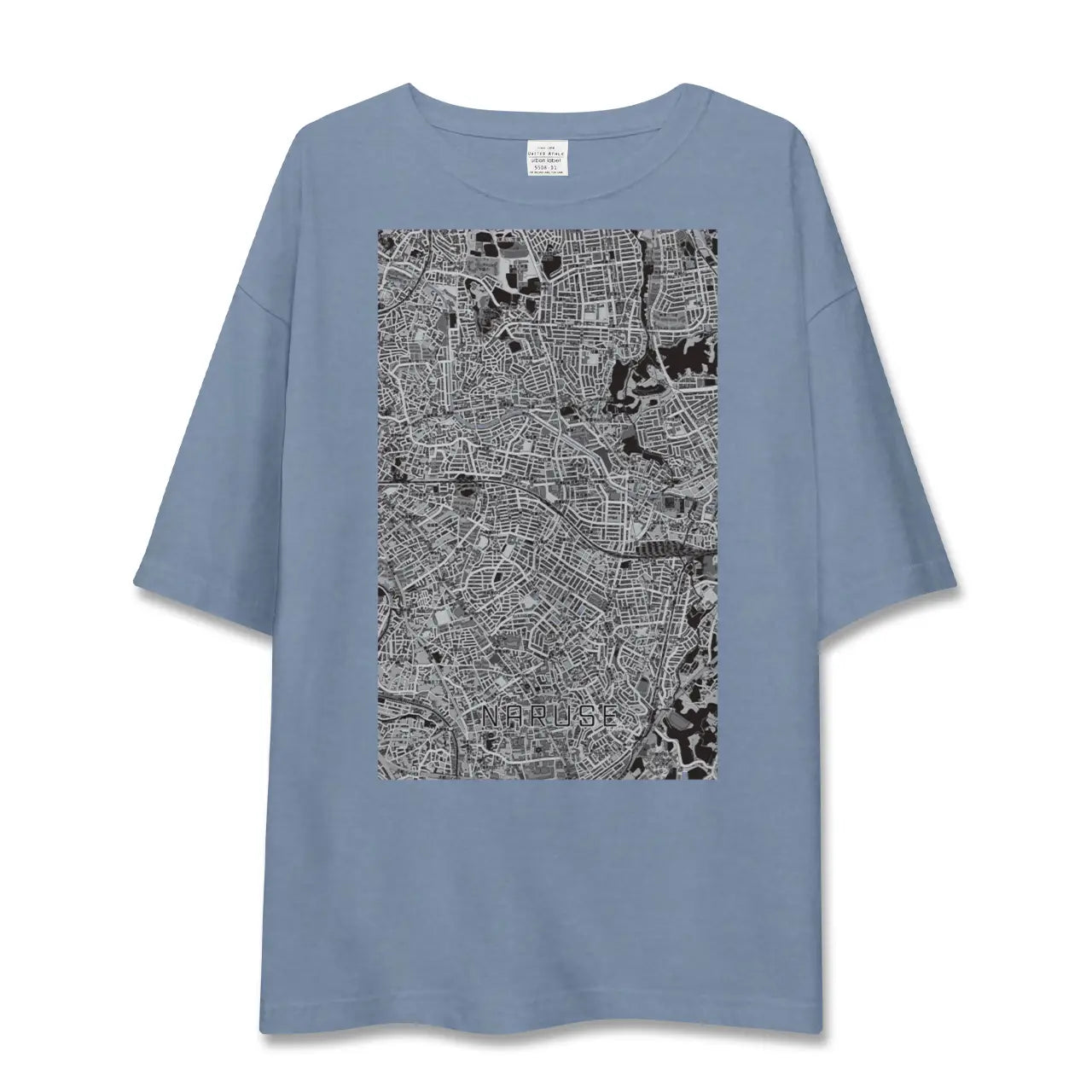 【成瀬（東京都）】地図柄ビッグシルエットTシャツ