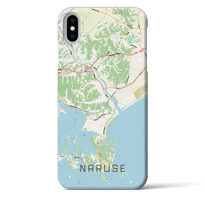 【鳴瀬（宮城県）】地図柄iPhoneケース（バックカバータイプ）