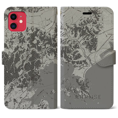 【鳴瀬（宮城県）】地図柄iPhoneケース（手帳タイプ）