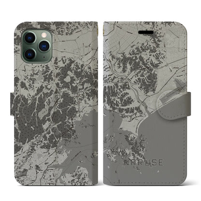 【鳴瀬（宮城県）】地図柄iPhoneケース（手帳タイプ）