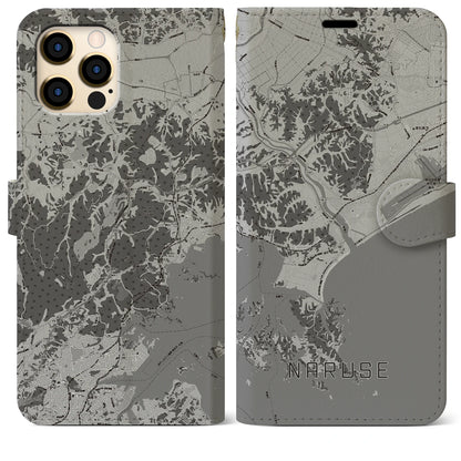 【鳴瀬（宮城県）】地図柄iPhoneケース（手帳タイプ）