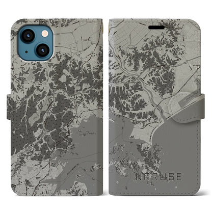 【鳴瀬（宮城県）】地図柄iPhoneケース（手帳タイプ）