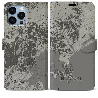 【鳴瀬（宮城県）】地図柄iPhoneケース（手帳タイプ）