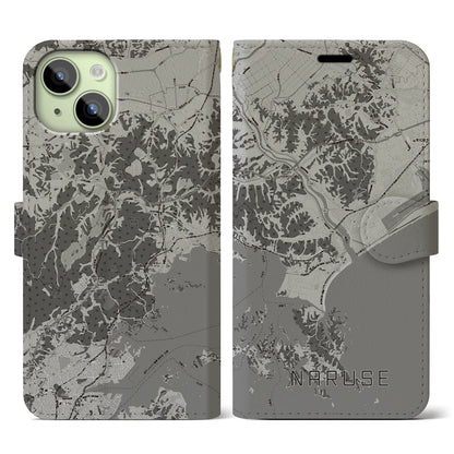 【鳴瀬（宮城県）】地図柄iPhoneケース（手帳タイプ）