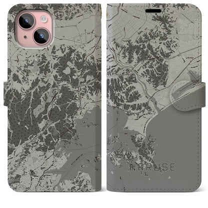 【鳴瀬（宮城県）】地図柄iPhoneケース（手帳タイプ）