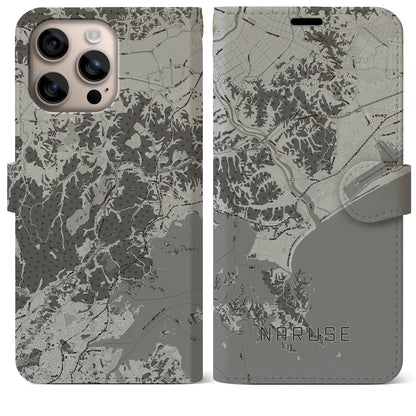 【鳴瀬（宮城県）】地図柄iPhoneケース（手帳タイプ）