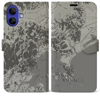 【鳴瀬（宮城県）】地図柄iPhoneケース（手帳タイプ）