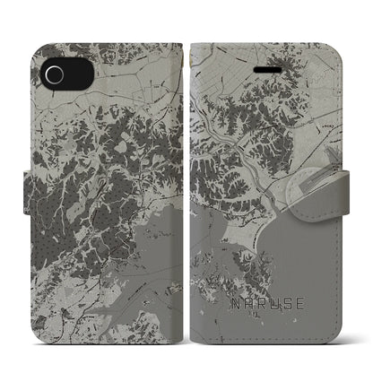 【鳴瀬（宮城県）】地図柄iPhoneケース（手帳タイプ）