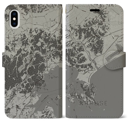 【鳴瀬（宮城県）】地図柄iPhoneケース（手帳タイプ）