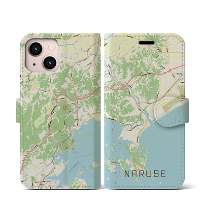 【鳴瀬（宮城県）】地図柄iPhoneケース（手帳タイプ）