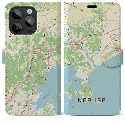 【鳴瀬（宮城県）】地図柄iPhoneケース（手帳タイプ）