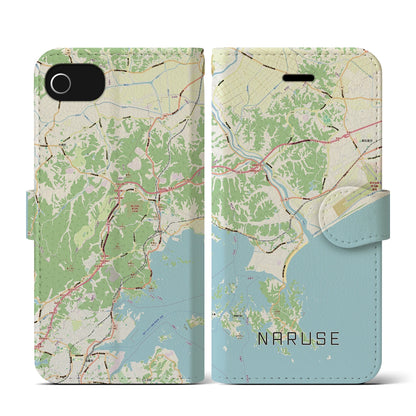 【鳴瀬（宮城県）】地図柄iPhoneケース（手帳タイプ）