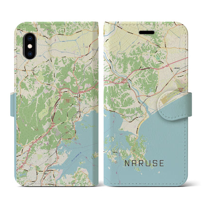 【鳴瀬（宮城県）】地図柄iPhoneケース（手帳タイプ）