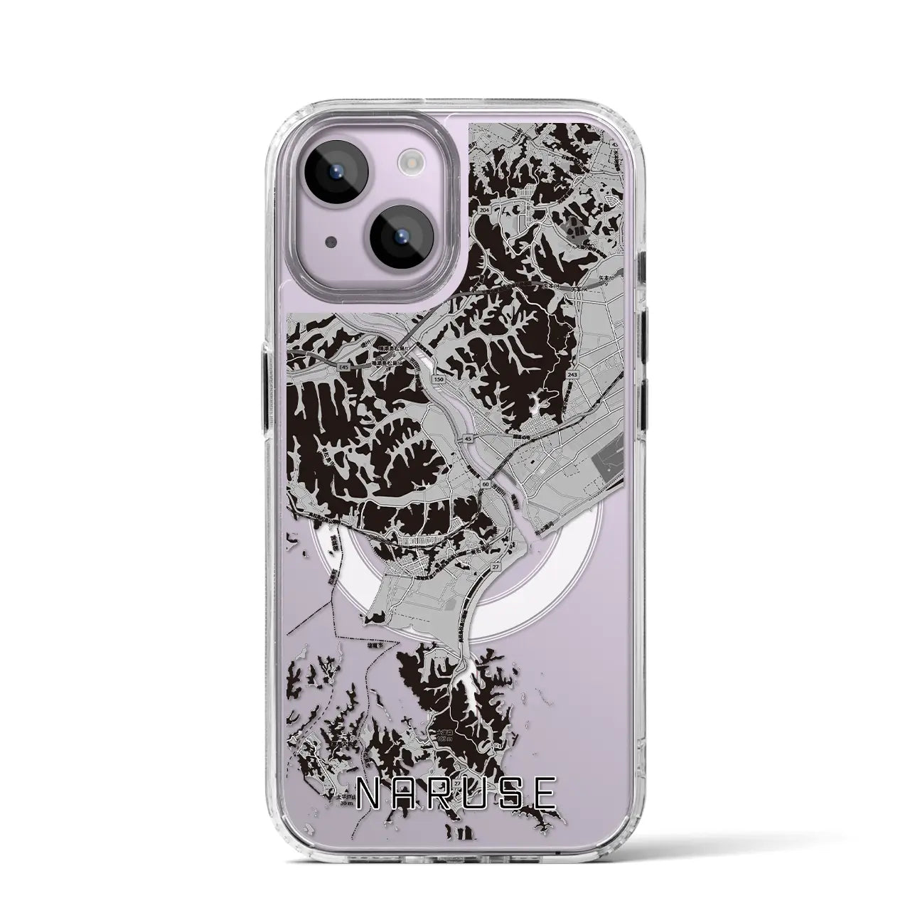 【鳴瀬（宮城県）】地図柄iPhoneケース（MagSafeタイプ）