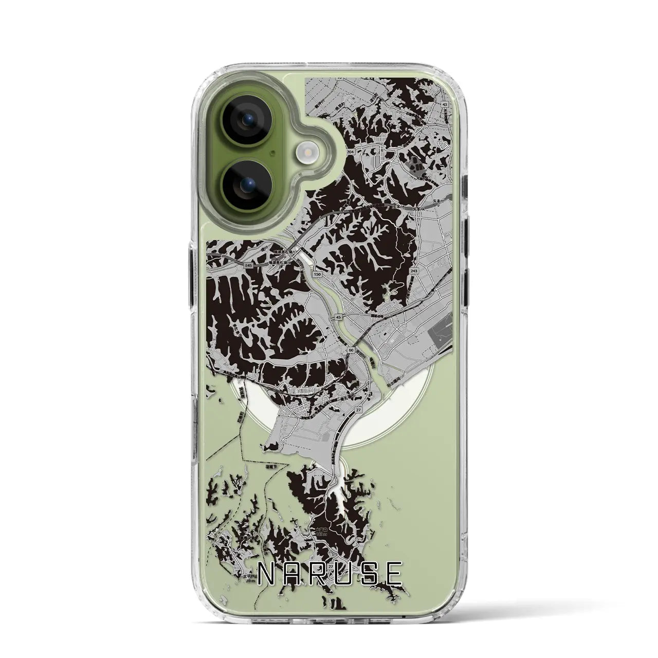 【鳴瀬（宮城県）】地図柄iPhoneケース（MagSafeタイプ）