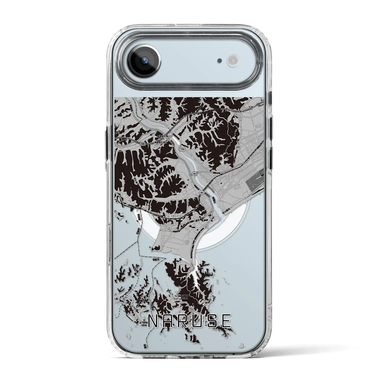 【鳴瀬（宮城県）】地図柄iPhoneケース（MagSafeタイプ）