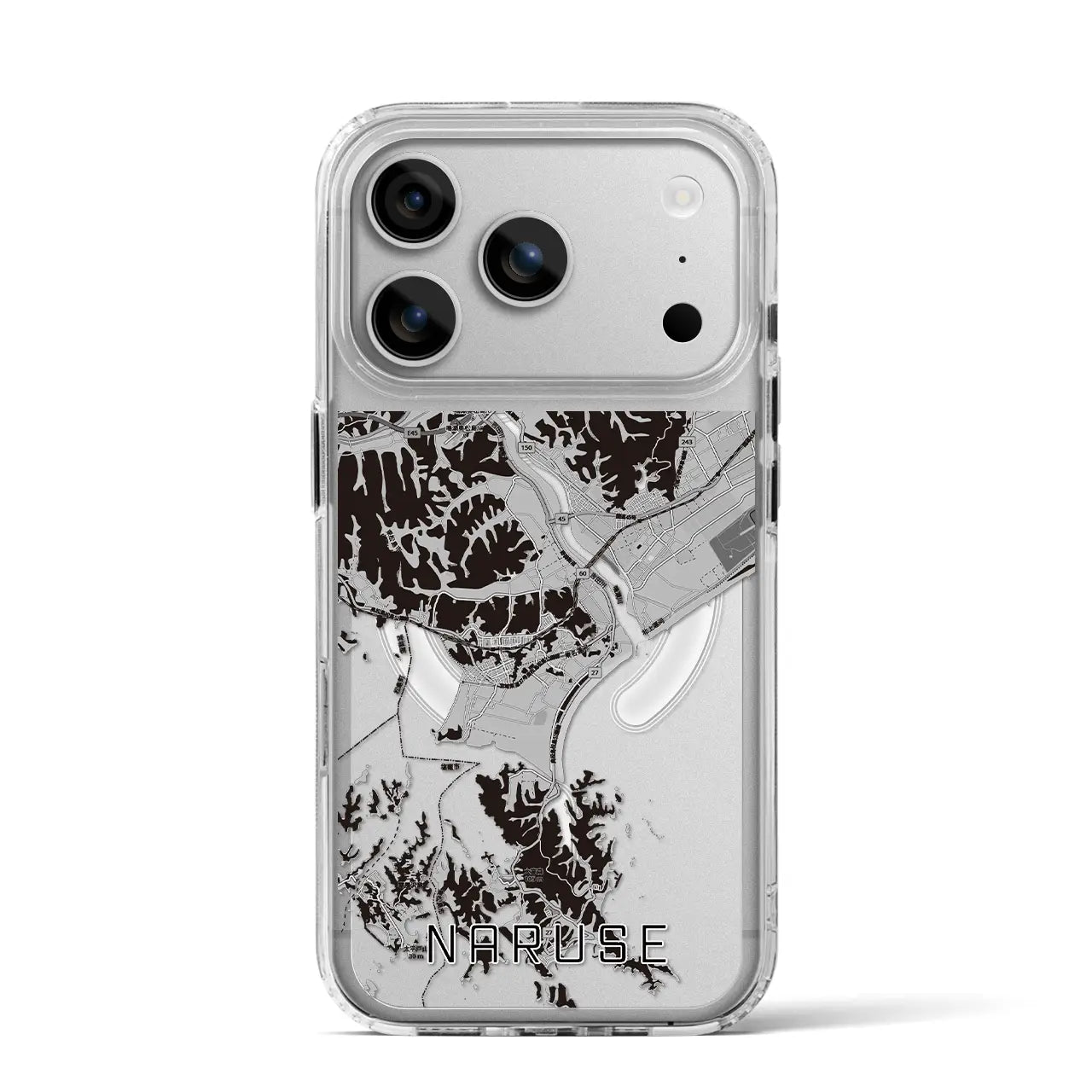 【鳴瀬（宮城県）】地図柄iPhoneケース（MagSafeタイプ）