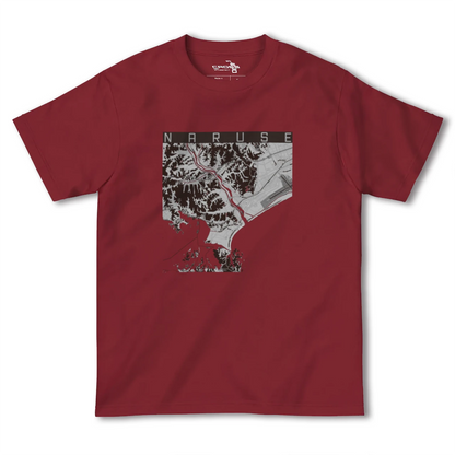 【鳴瀬（宮城県）】地図柄ヘビーウェイトTシャツ