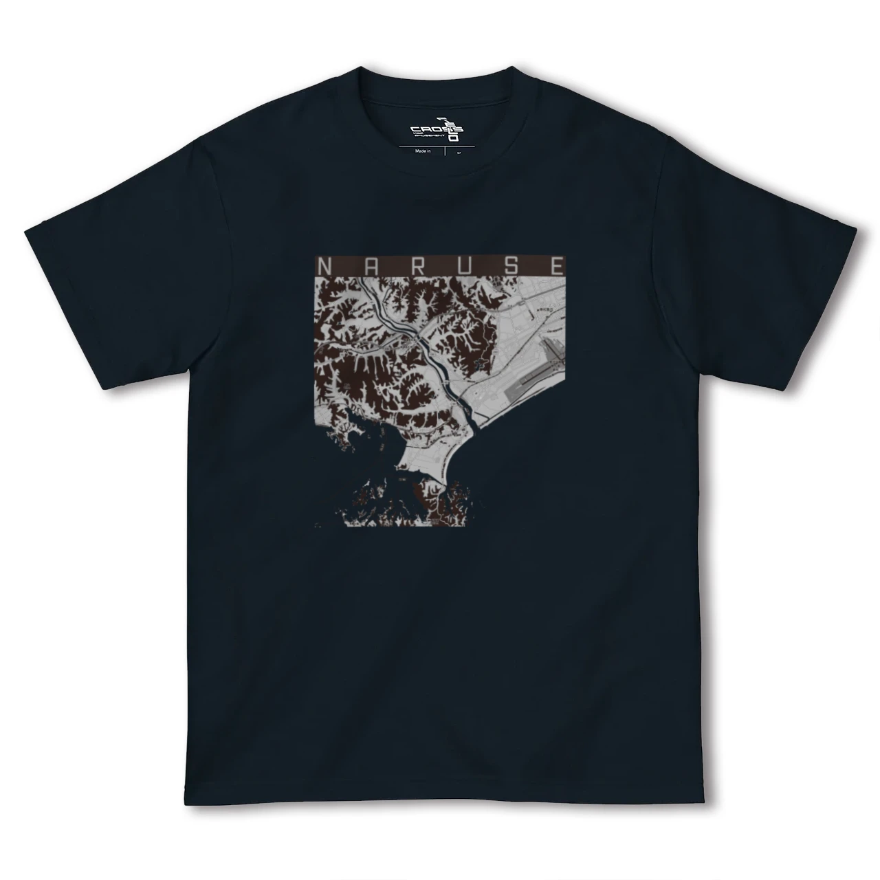 【鳴瀬（宮城県）】地図柄ヘビーウェイトTシャツ