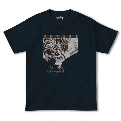 【鳴瀬（宮城県）】地図柄ヘビーウェイトTシャツ