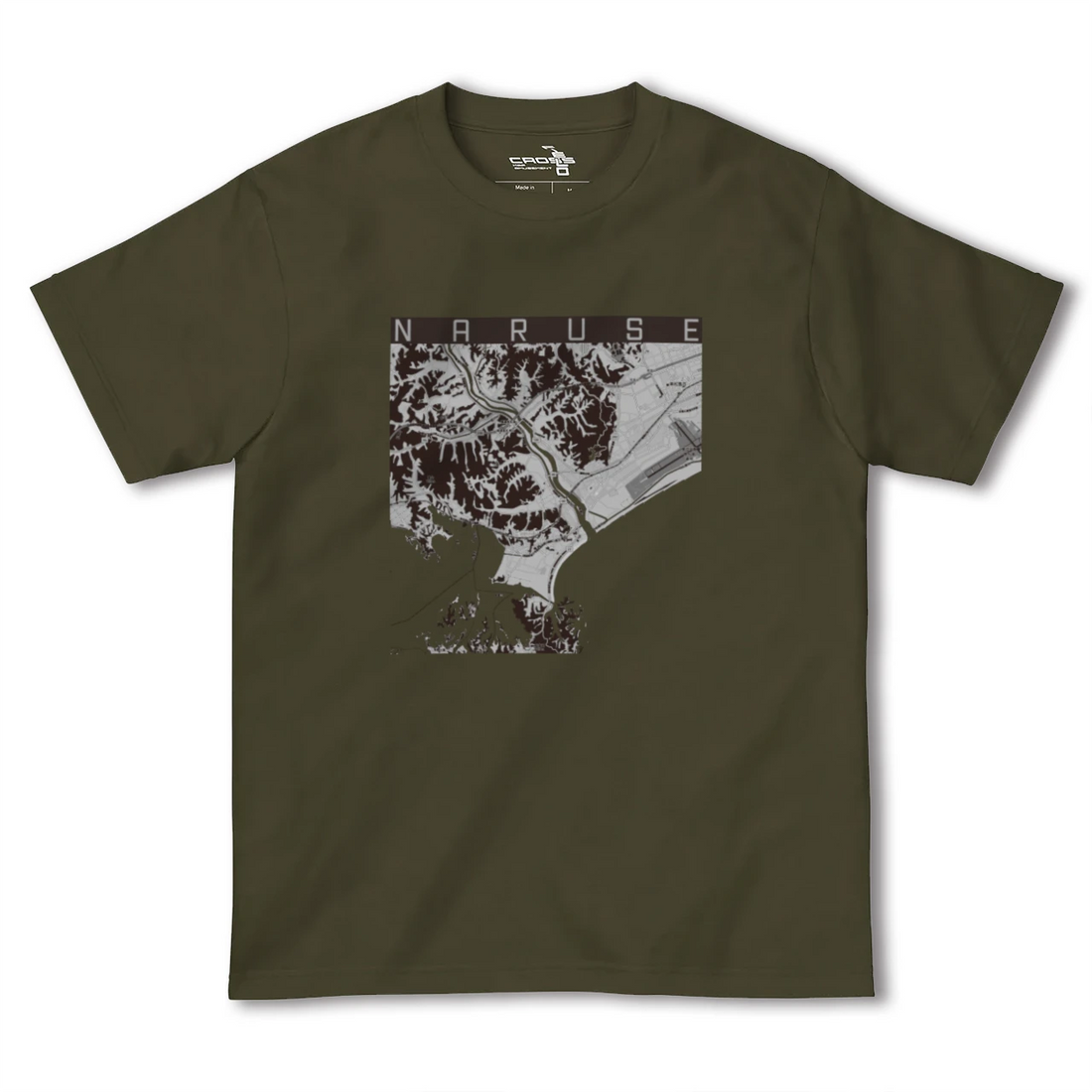 【鳴瀬（宮城県）】地図柄ヘビーウェイトTシャツ