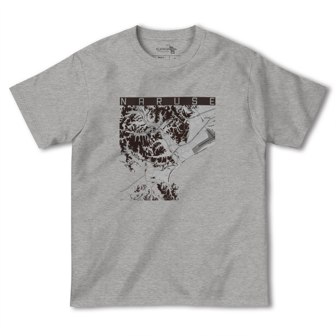 【鳴瀬（宮城県）】地図柄ヘビーウェイトTシャツ