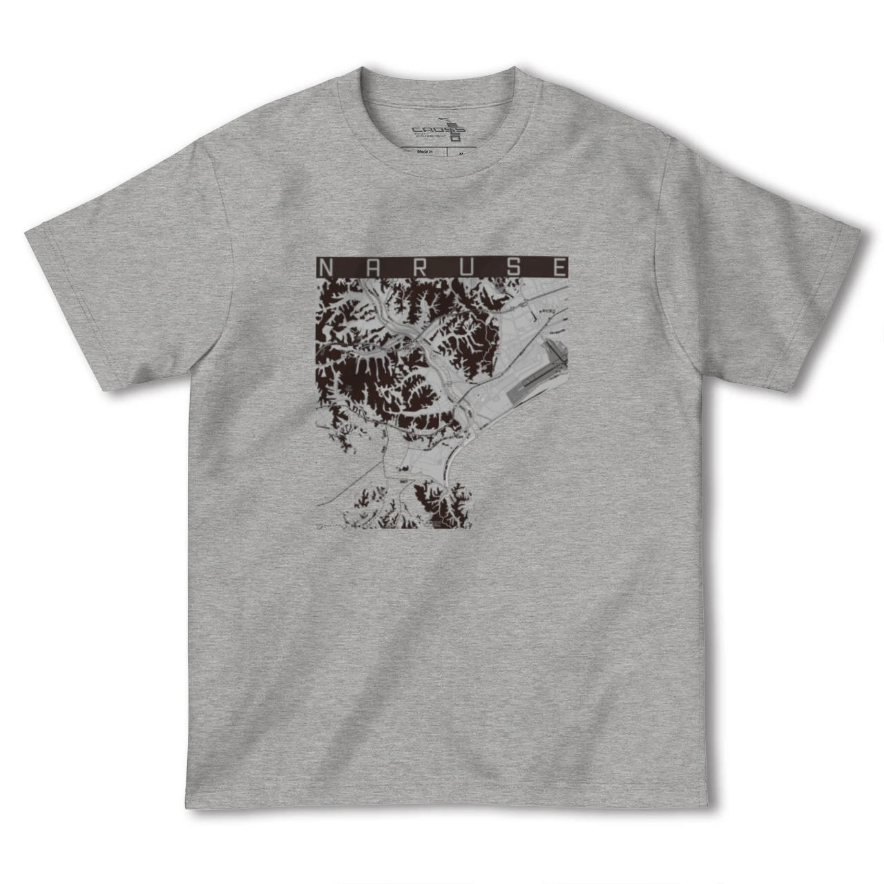 【鳴瀬（宮城県）】地図柄ヘビーウェイトTシャツ