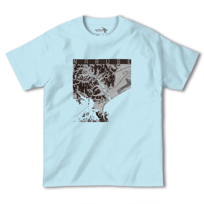 【鳴瀬（宮城県）】地図柄ヘビーウェイトTシャツ